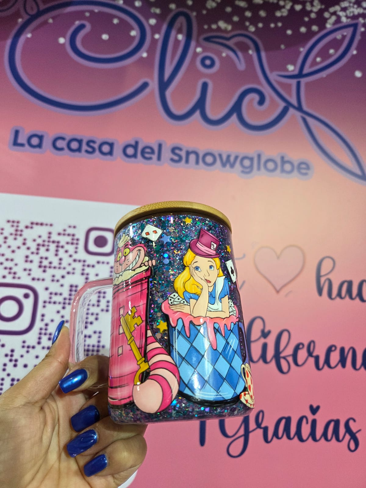 Vaso con nombre script